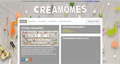 Desktop Screenshot of creamomes.fr